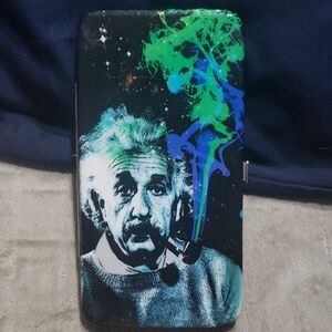 Albert Einstein Design Women's Clutch Wallet Purse Hot Topic Jerusalem Uni OOP
